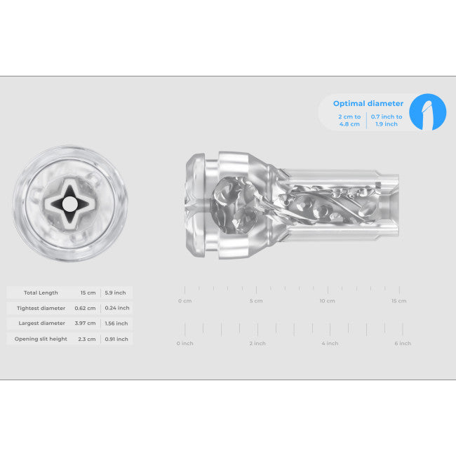 Kiiroo Feel Pocket Stroker Crystal