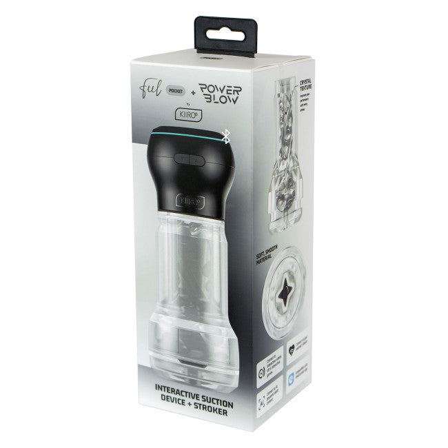 Kiiroo Feel Pocket Stroker Crystal & PowerBlow