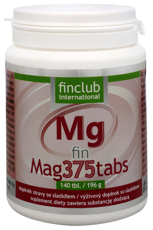 Finclub Fin Mag375tabs 140 tablets