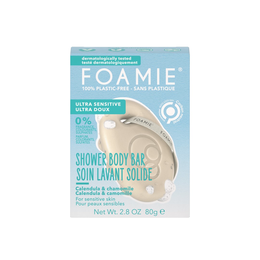 Foamie Ultra Sensitive Shower Body Bar 80 g