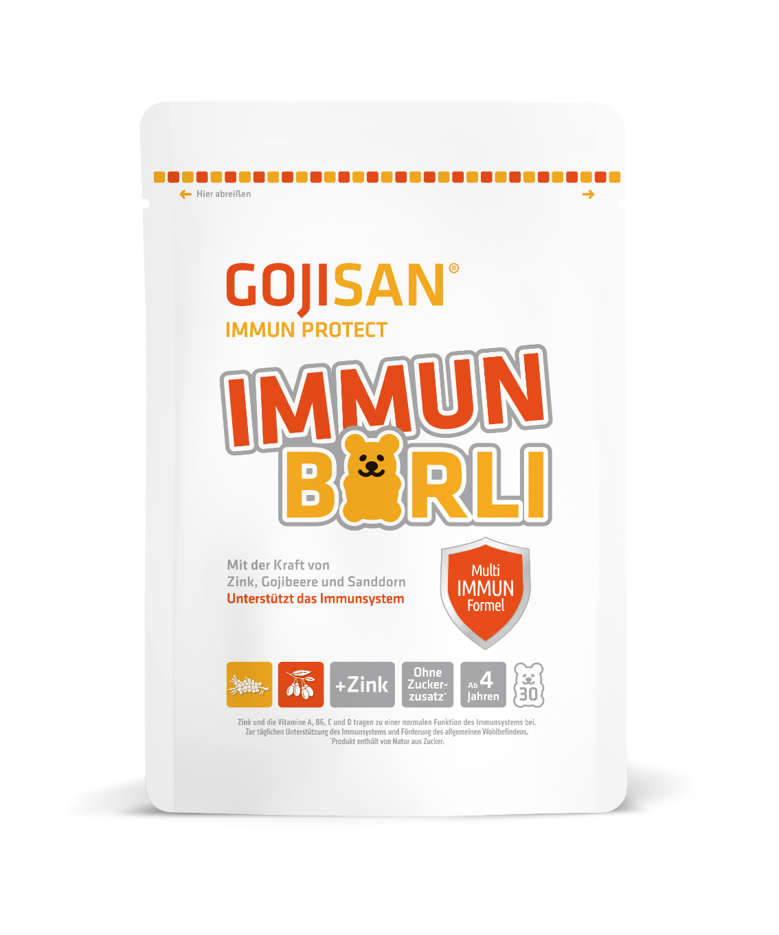 Gojisan Immun Protect Bärli 30 gummies