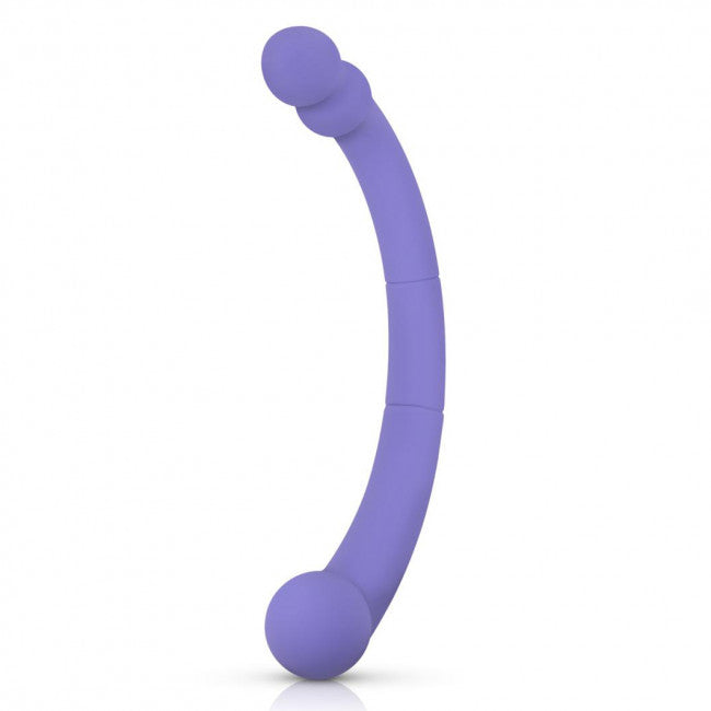 Good Vibes Only Double End Vibrator Leah Purple