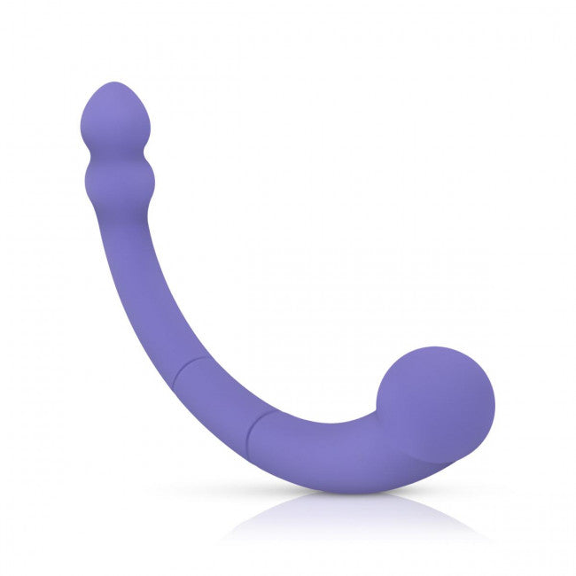 Good Vibes Only Double End Vibrator Leah Purple