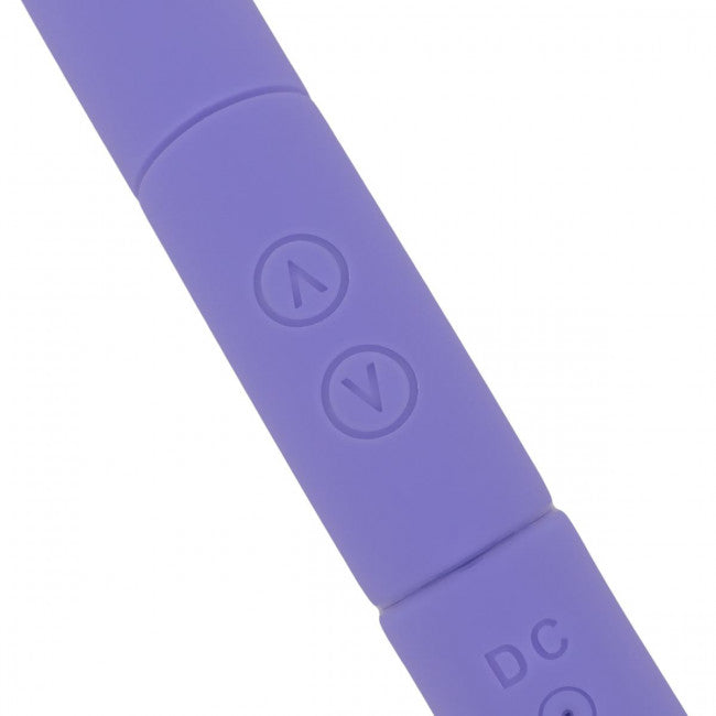Good Vibes Only Double End Vibrator Leah Purple