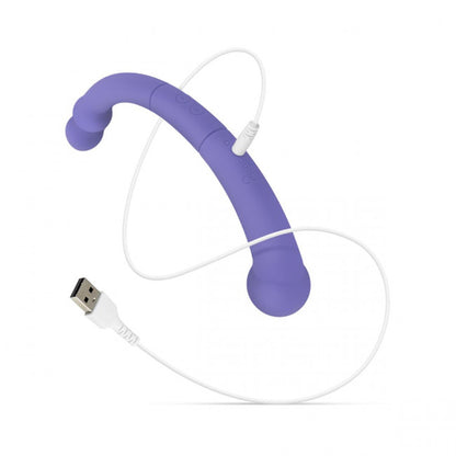 Good Vibes Only Double End Vibrator Leah Purple