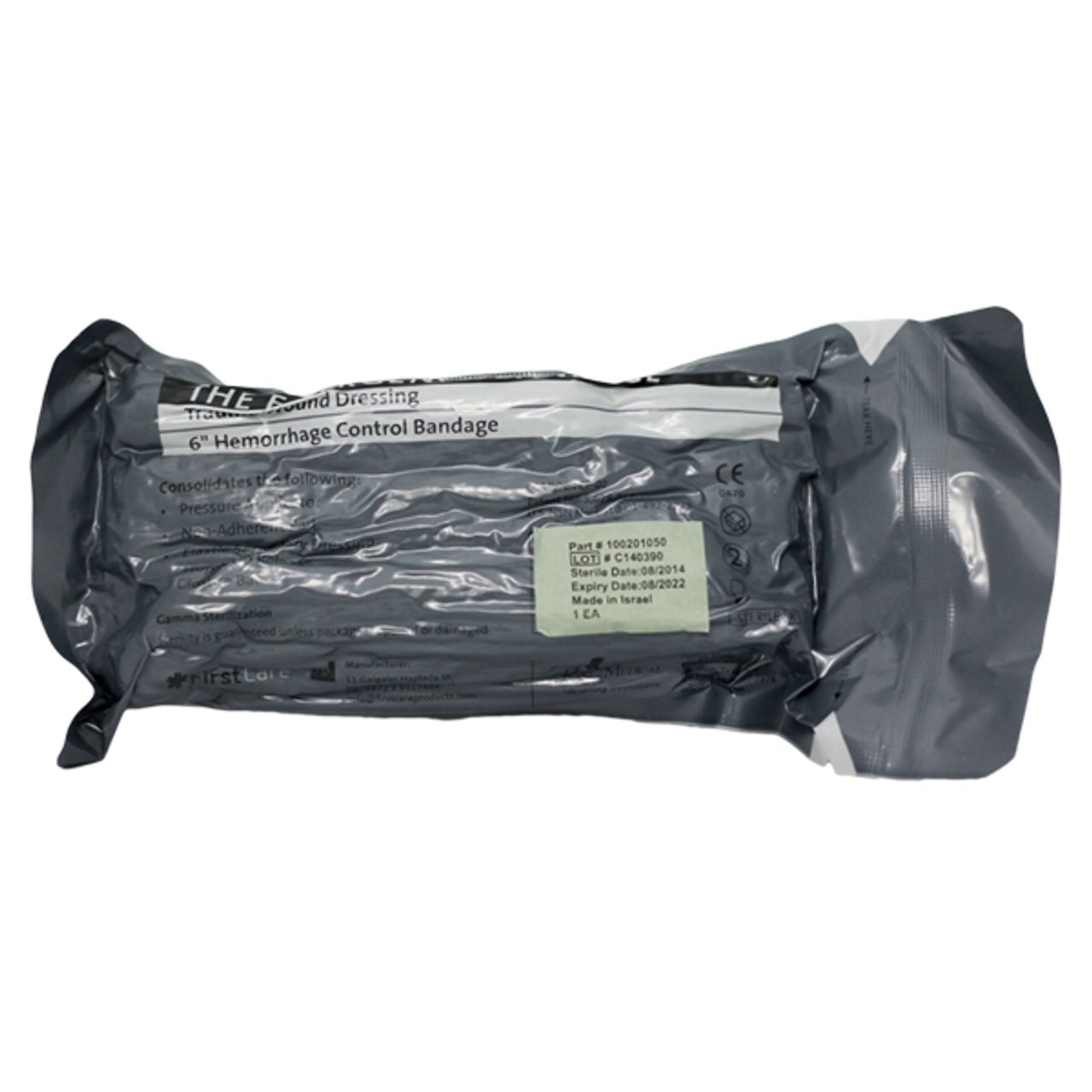 6" Israeli Bandage with Pressure Bar