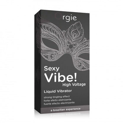 Orgie Sexy Vibe! Liquid Vibrator High Voltage 15ml