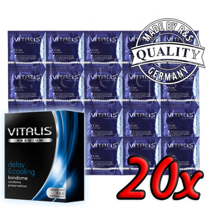 Vitalis Premium Delay & Cooling condoms