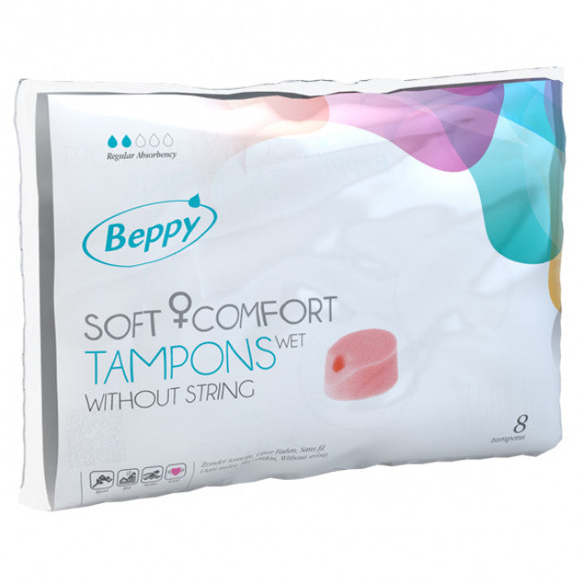 Beppy Soft+Comfort Tampons WET without string 8 pcs