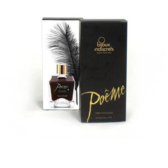 Bijoux Indiscrets Poeme Dark Chocolate Edible Ink 50ml