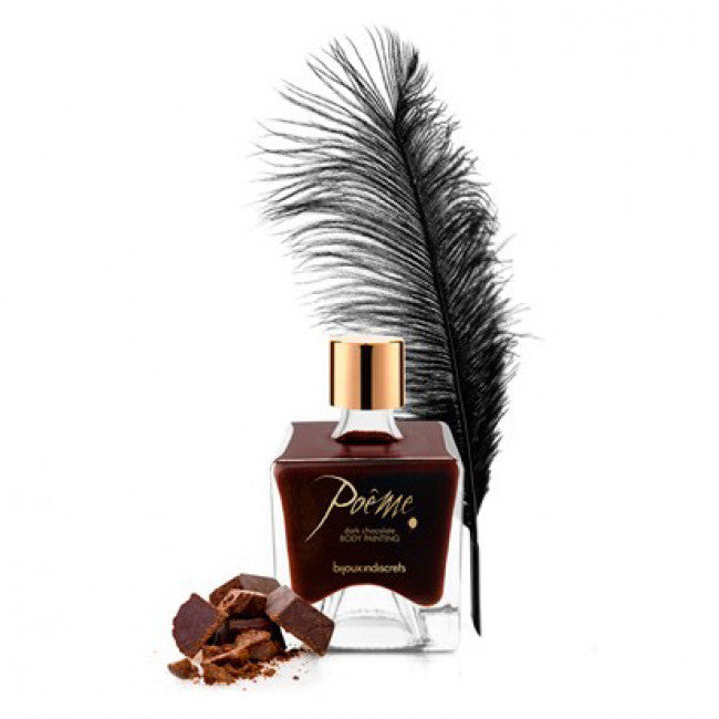 Bijoux Indiscrets Poeme Dark Chocolate Edible Ink 50ml