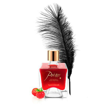 Bijoux Indiscrets Poeme Wild Strawberry Edible Ink 50ml