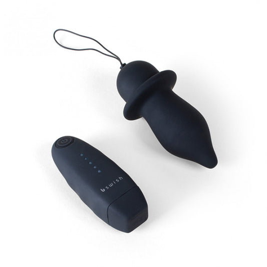 Bswish bfilled Classic Unleashed Wireless Vibrating Anal Plug Black