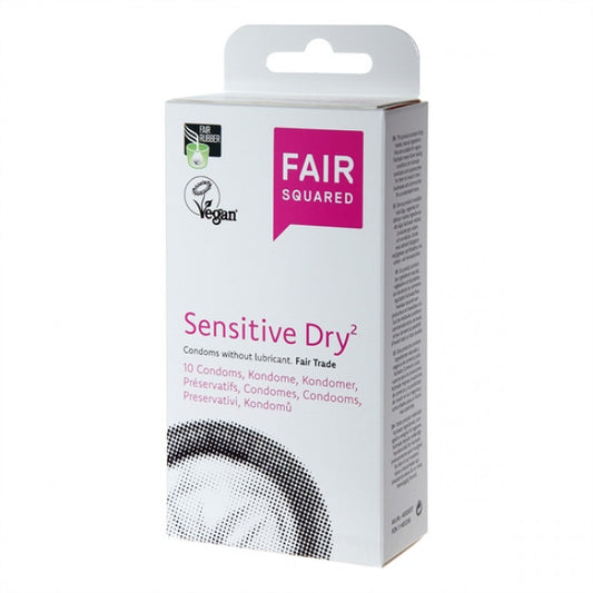 Fair Squared Sensitive Dry Fair Trade vegan condoms 100 pcs