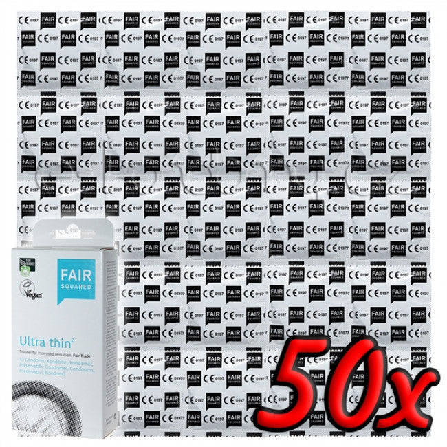 Fair Squared Ultra Thin Fair Trade vegan condoms