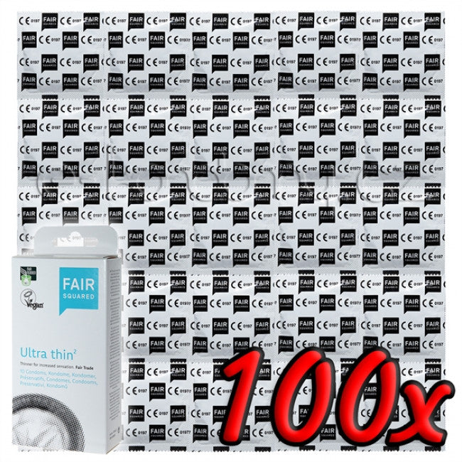 Fair Squared Ultra Thin Fair Trade vegan condoms