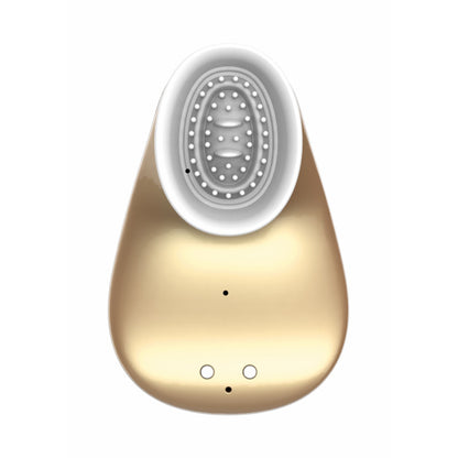 Shots Innovation Twitch Hands-Free Suction & Vibration Toy Gold