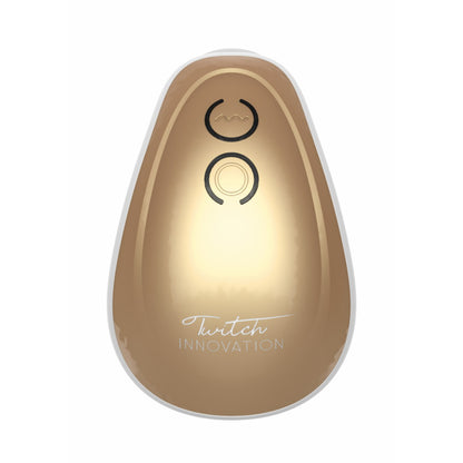Shots Innovation Twitch Hands-Free Suction & Vibration Toy Gold