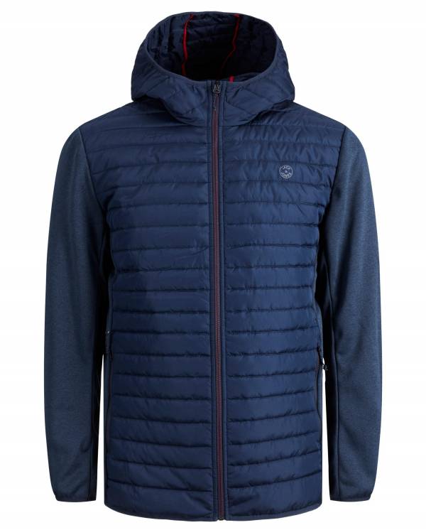 Jack&Jones PLUS JJEMULTI men's jacket Navy Blazer