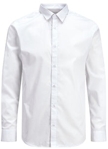 Jack&Jones PLUS JJJOE Slim Fit Men's Shirt White