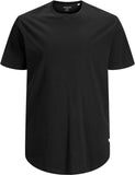 Jack&Jones PLUS Men's T-shirt JJENOA Long Line Fit Black