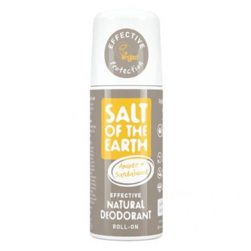 Salt Of The Earth Amber and Sandalwood Natural Deodorant Roll-On 75 ml