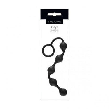 Kinx Me You Us Onyx Silicone Anal Beads