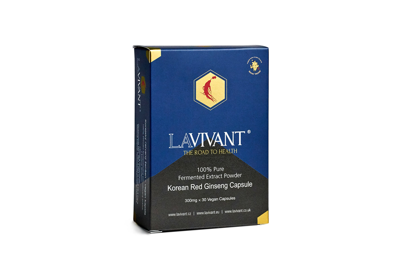 LA VIVANT 100% Pure Fermented Extract Korean Red Ginseng 30 capsules