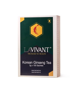 LA VIVANT ginseng granulated tea, wooden box, 100 pcs