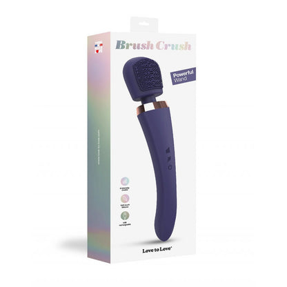 Love To Love Brush Crush Wand Vibrator Purple