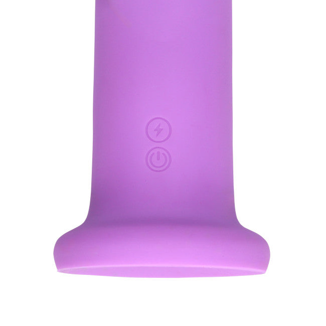 Loveline Ultra Soft Silicone Rotating G-Spot Vibrator Lavender Spectacle