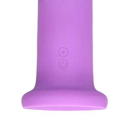 Loveline Ultra Soft Silicone Rotating G-Spot Vibrator Lavender Spectacle