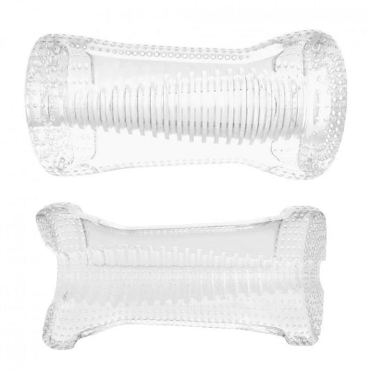 Me You Us Ripple Dual End Stroker Male Masturbator