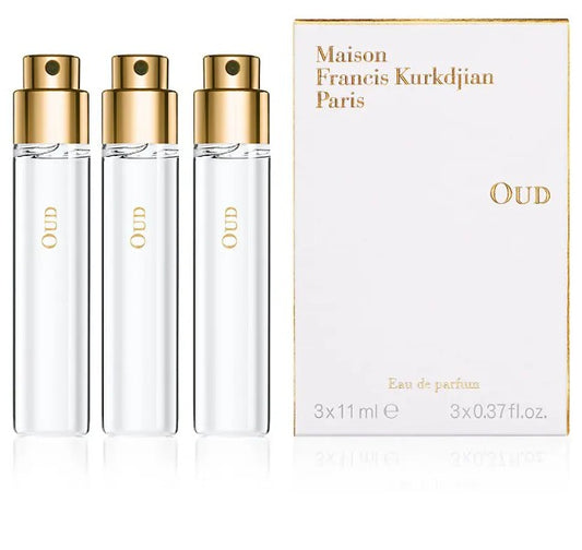 Maison Francis Kurkdjian Oud Eau de Parfum 3 bottles x 11 ml