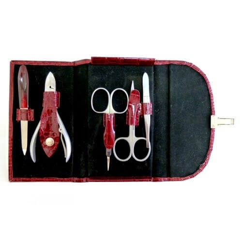 Surgana Crocodile manicure set - 5 tools