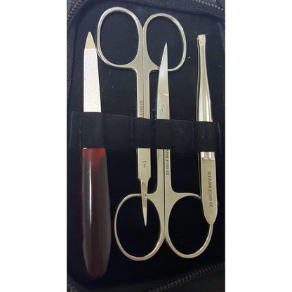 Surgana Men's silver manicure set - 6 tools