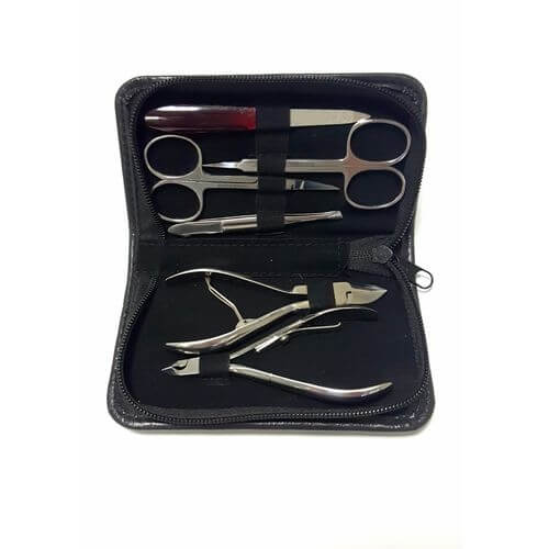 Surgana Men's silver manicure set - 6 tools