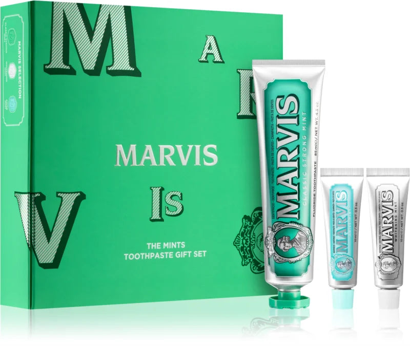 Marvis Collection Marvis Flavor Collection The Mints toothpaste 3 pcs gift set – My Dr. XM