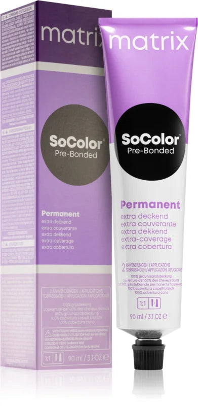 Matrix SoColor Pre-Bonded Extra Coverage permanent hair dye 508N Extra Deckendes Hellblond Natur 90 ml