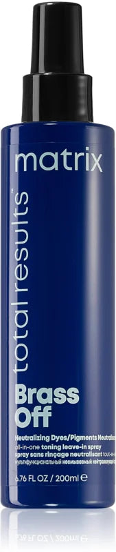 Matrix Total Results Brass off hair spray neutralizing yellow tones 200 ml