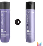 Matrix Total Results So Silver shampoo neutralizing yellow tones 300 ml