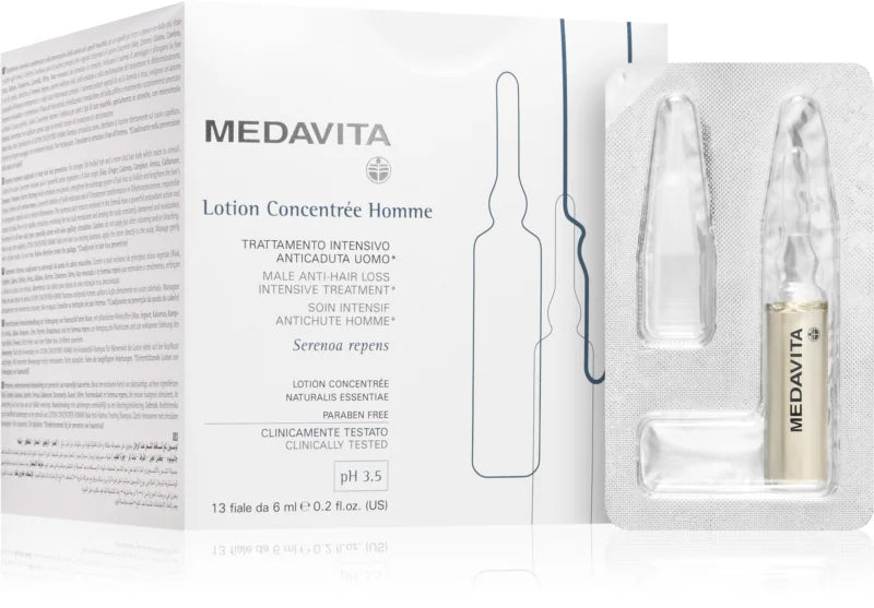 Medavita Lotion Concentree Homme Anti Hair Loss Intensive Treatment 13x6 ml