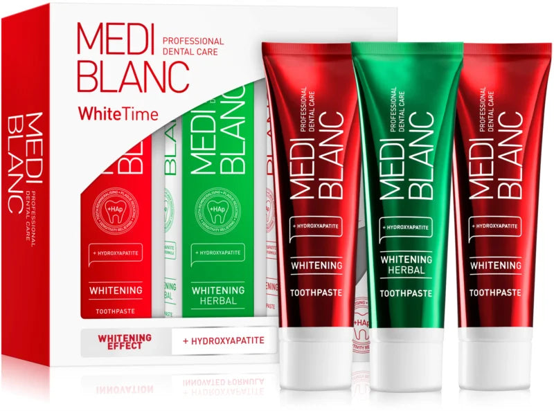 MEDIBLANC White Time Toothpaste 3 pcs Set