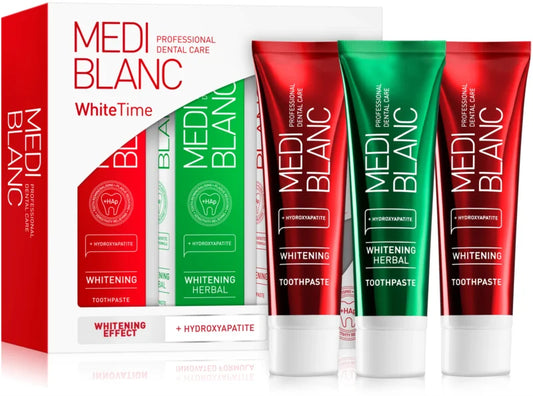 MEDIBLANC White Time Toothpaste 3 pcs Set