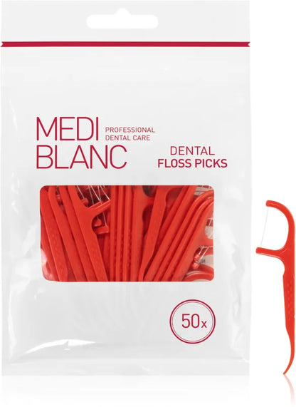 MEDIBLANC Dental Floss Picks 50 pcs