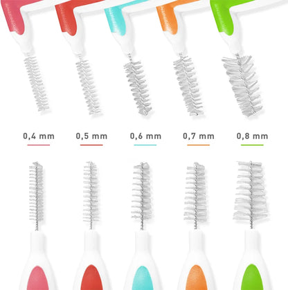 MEDIBLANC Interdental Pick-brush Angle 5 pcs Mix-pack