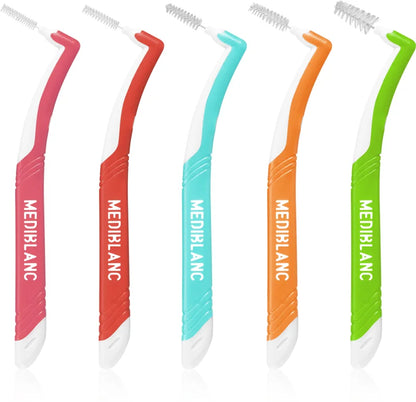 MEDIBLANC Interdental Pick-brush Angle 5 pcs Mix-pack