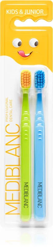 MEDIBLANC KIDS & JUNIOR Ultra Soft Toothbrush 2-pack