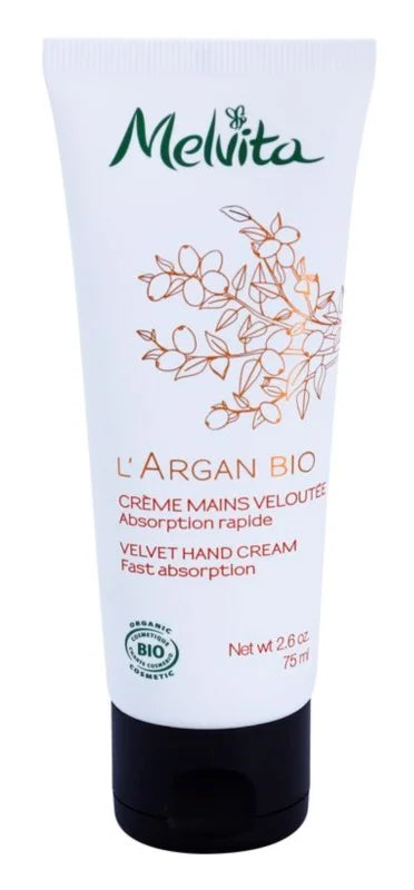 Melvita L'Argan Bio Velvet hand cream 75 ml