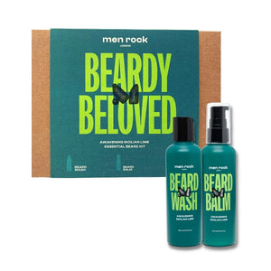 Men Rock London Sicilian Lime Beardy Beloved Essential Beard Kit 2 pcs